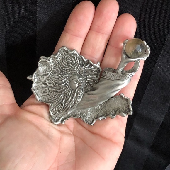Vtg JJ Wizard Brooch - Picture 7 of 10